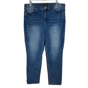 Nanette Lepore Women's Belle High Rise Crop Skinny High‎ Rise Jeans 16 Stretch